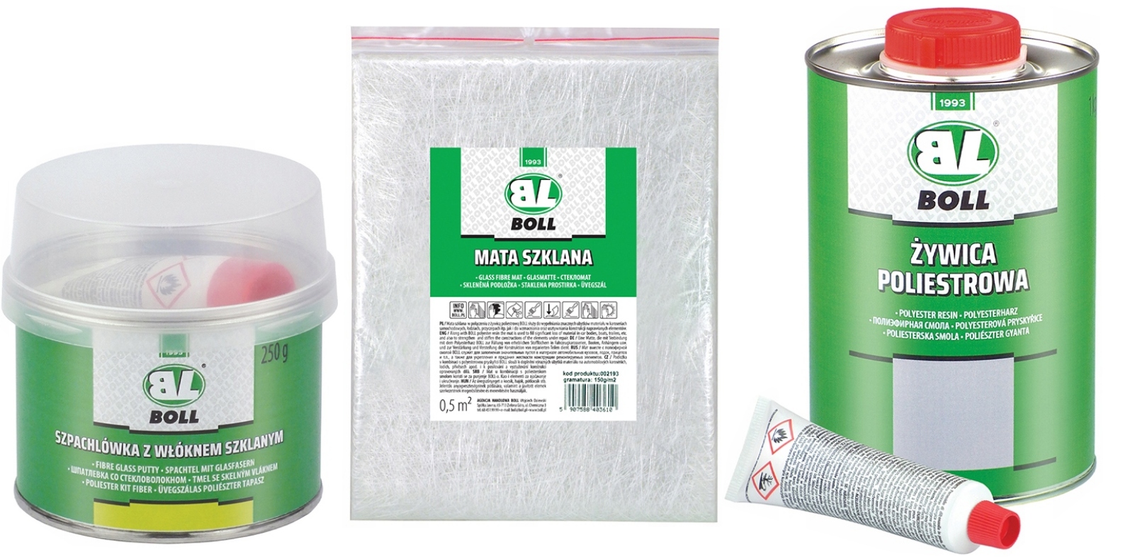 

Boll Żywica Szpachlówka Z Włóknem 250G Mata