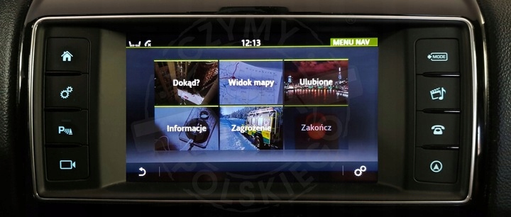 JAGUAR XE MAPA RADIO POLSKIE MENU LEKTOR USA EU