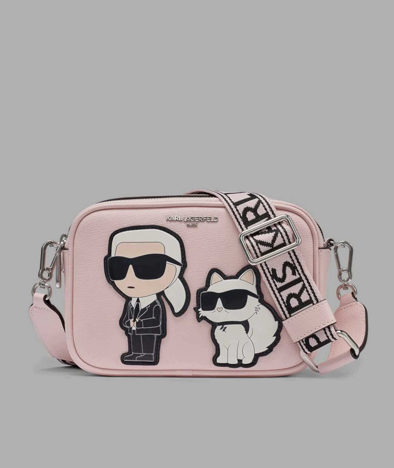 Karl Lagerfeld damska torebka, crossbody Maybelle różowa