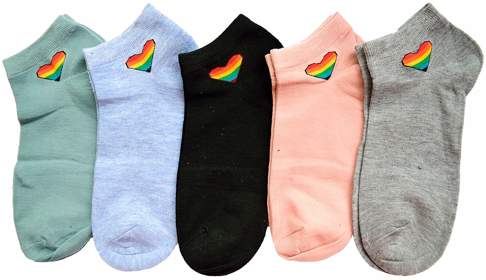 Stopki Skarpetki DAMSKIE Roz. 35 - 38 5par