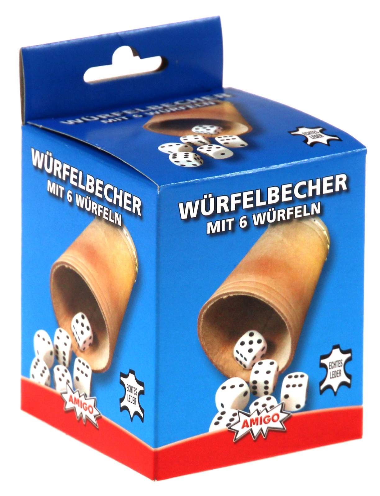 

Amigo Spiele Zestaw do gry w kości kubek 84 mm