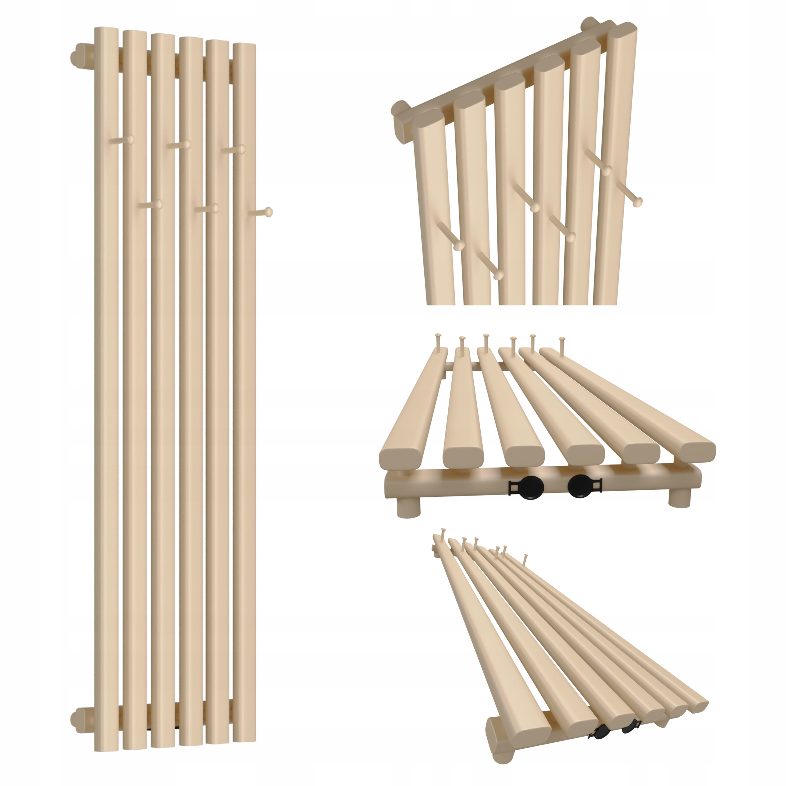 Dekorativní radiátor HORYZONT6 Hook 180x45 quartz 1