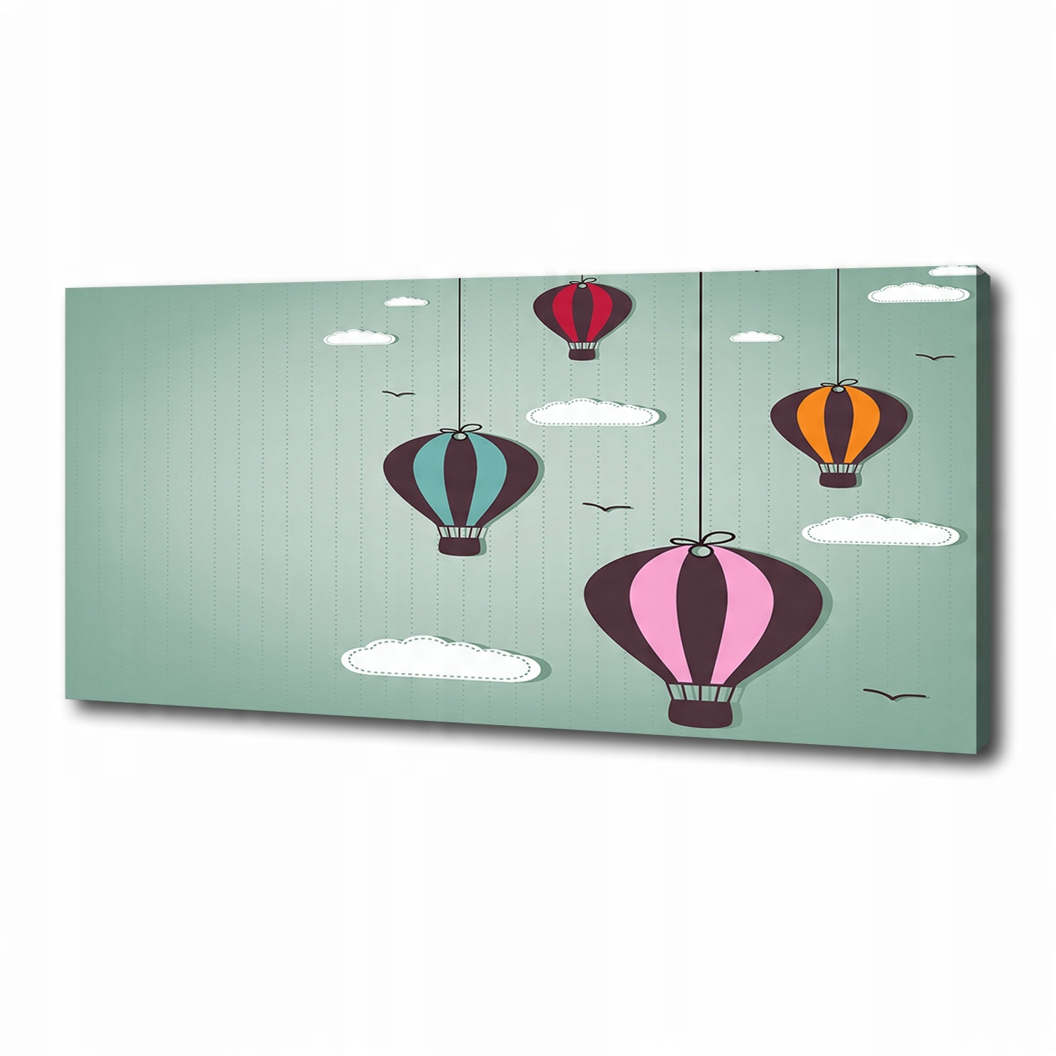 

Foto obraz na płótnie Latające balony 125x50 cm
