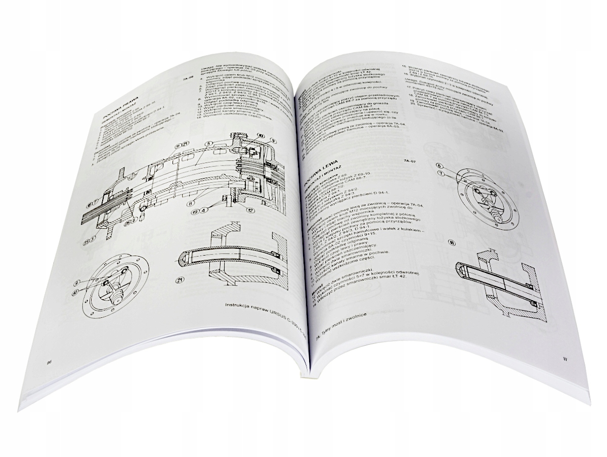 INSTRUKCJA OBSŁUGI I NAPRAW URSUS C-330 C-335 Marka Inna