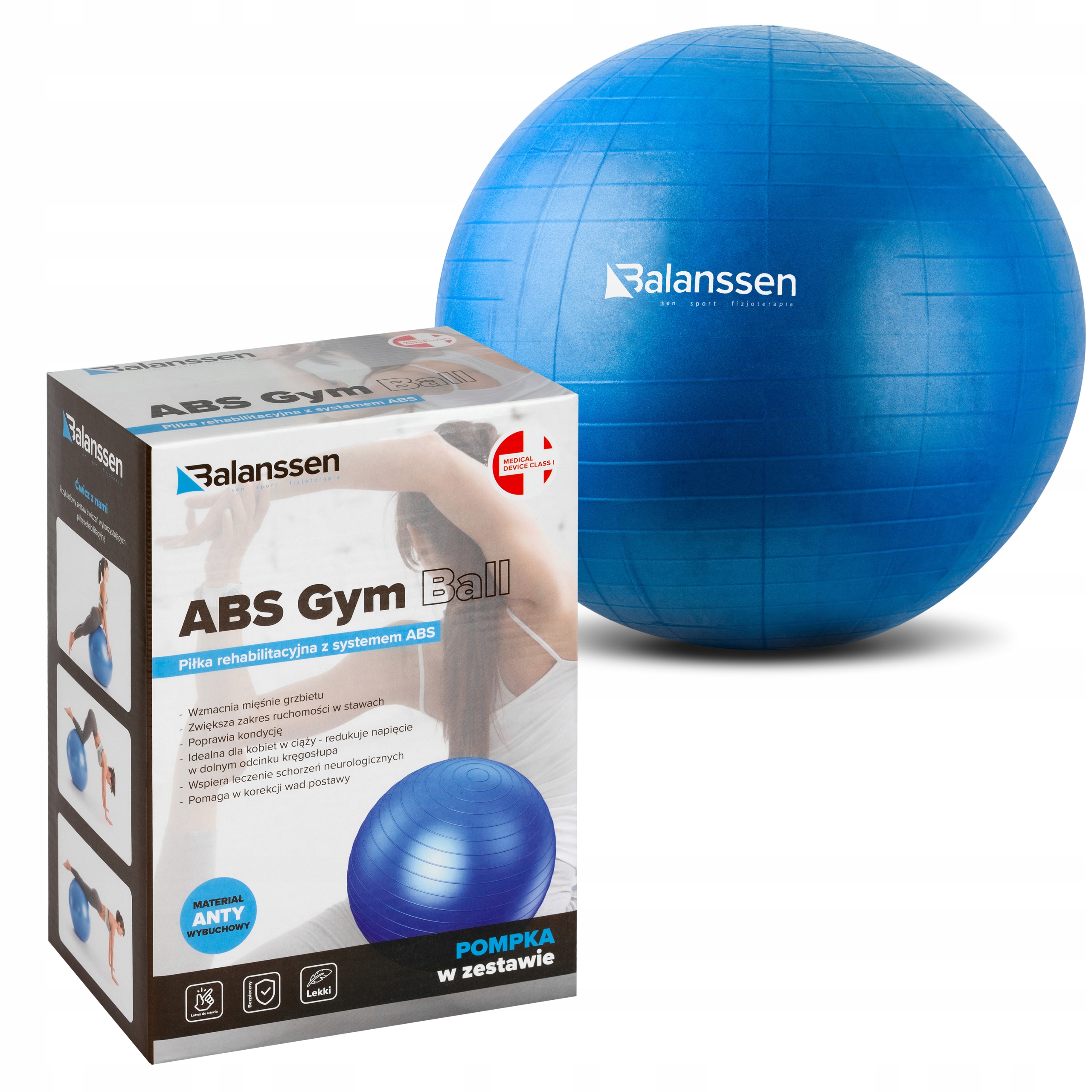 

Piłka Gimnastyczna Rehabilitacyjna Fitness 85 cm