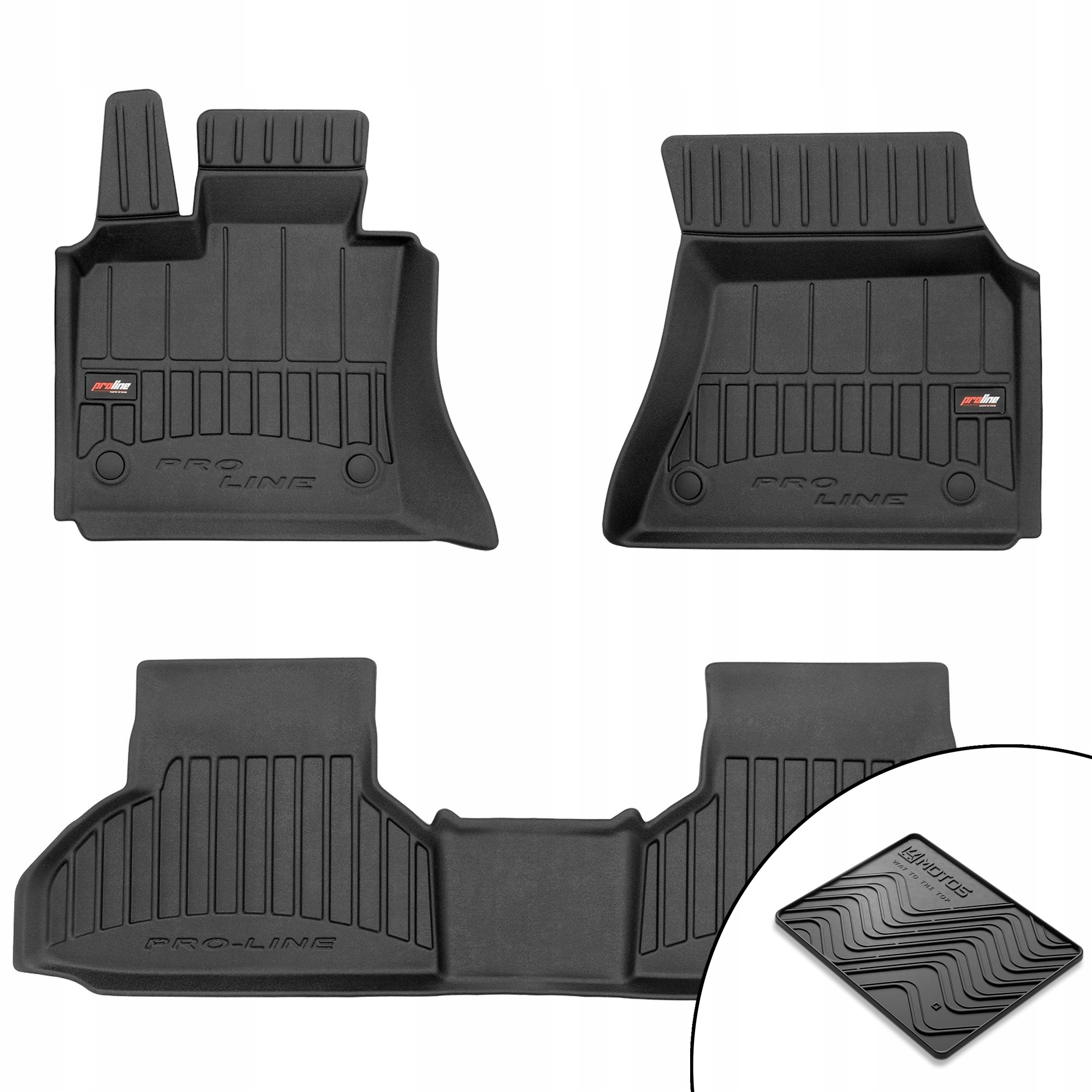 3D gumové rohože Bmw X6 F16 2014-2019 rohož zdarma