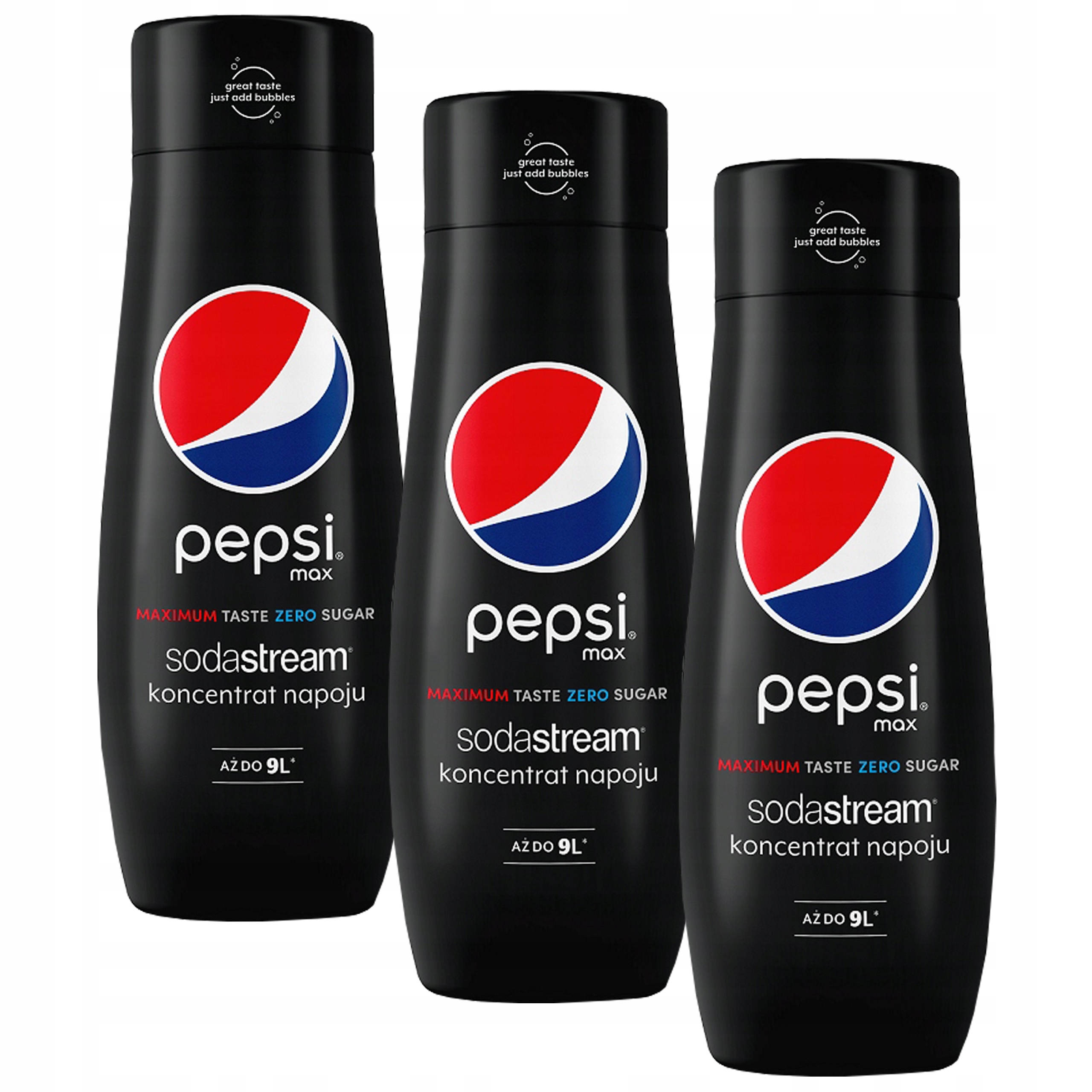 

Syropy SodaStream koncentrat Pepsi Max 440ml 3 szt