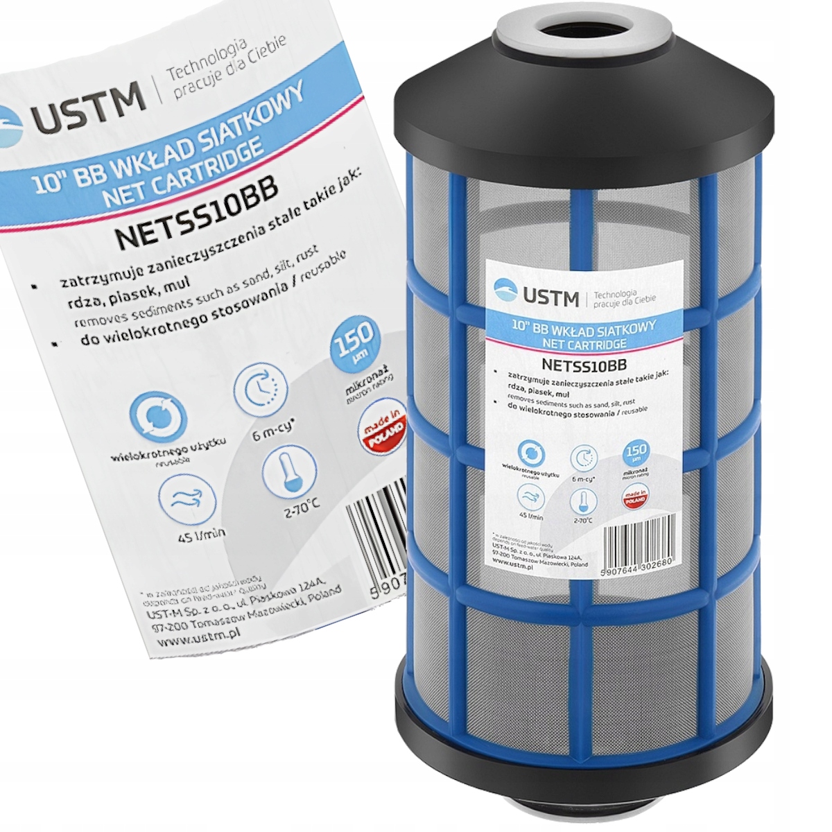 Filtrační síťová vložka na vodu 10' Big Blue Ustm