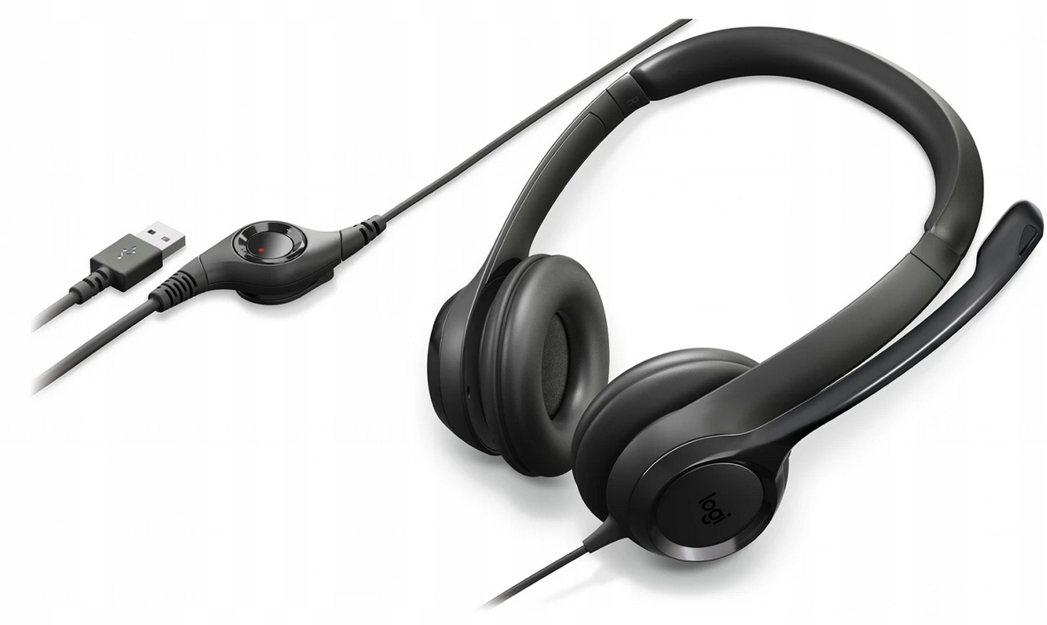 SŁUCHAWKI Z MIKROFONEM LOGITECH H390 USB Marka Logitech