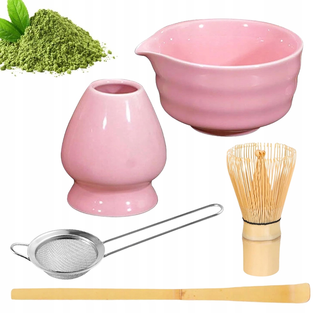 Levně 5 Pcs Sada Nářadí Pro Matchy Šlehací Metla Lžíce Chasen Metla Jako Dárek