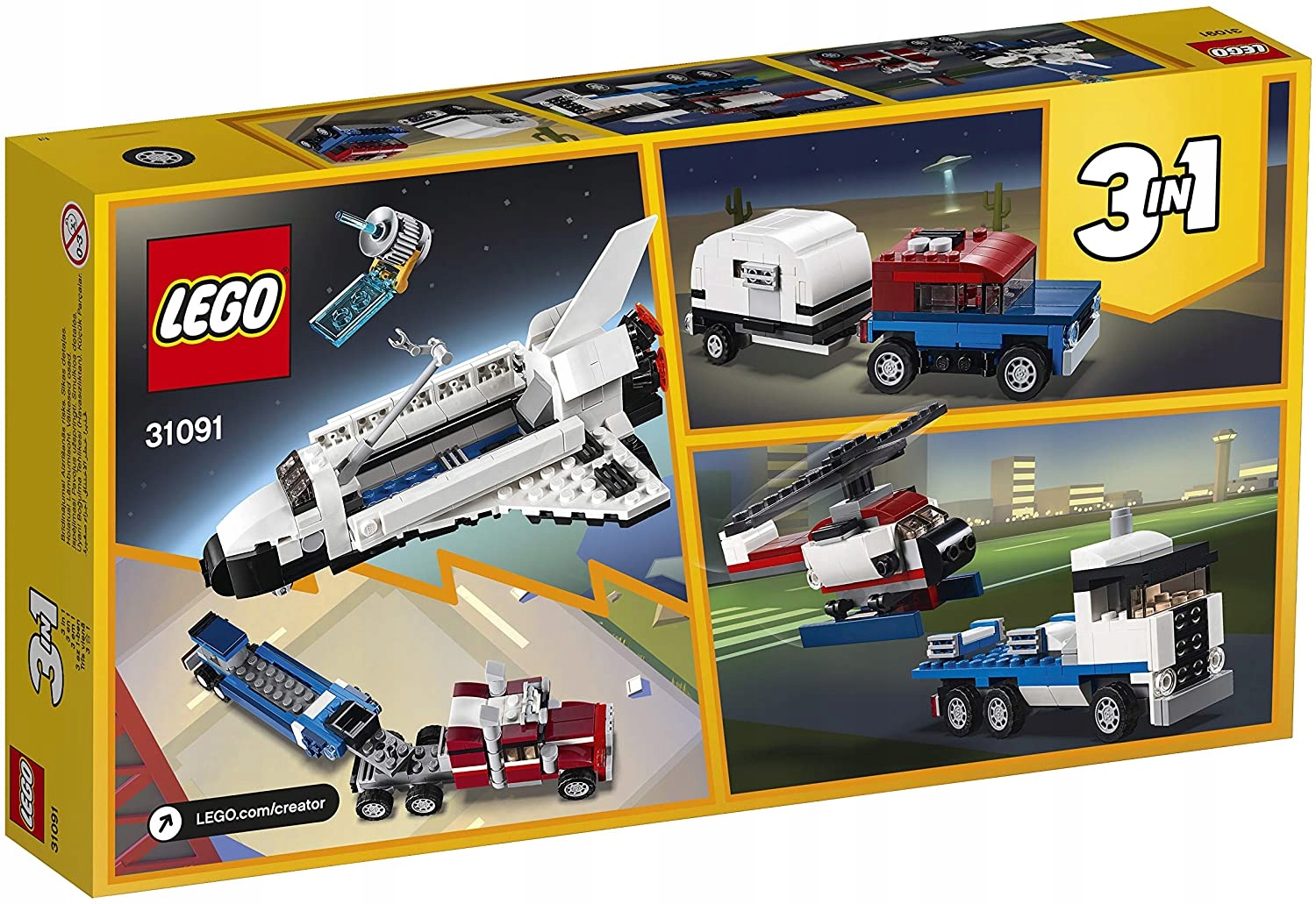 Klocki LEGO Creator 3w1 31091 - Transporter promu Marka LEGO