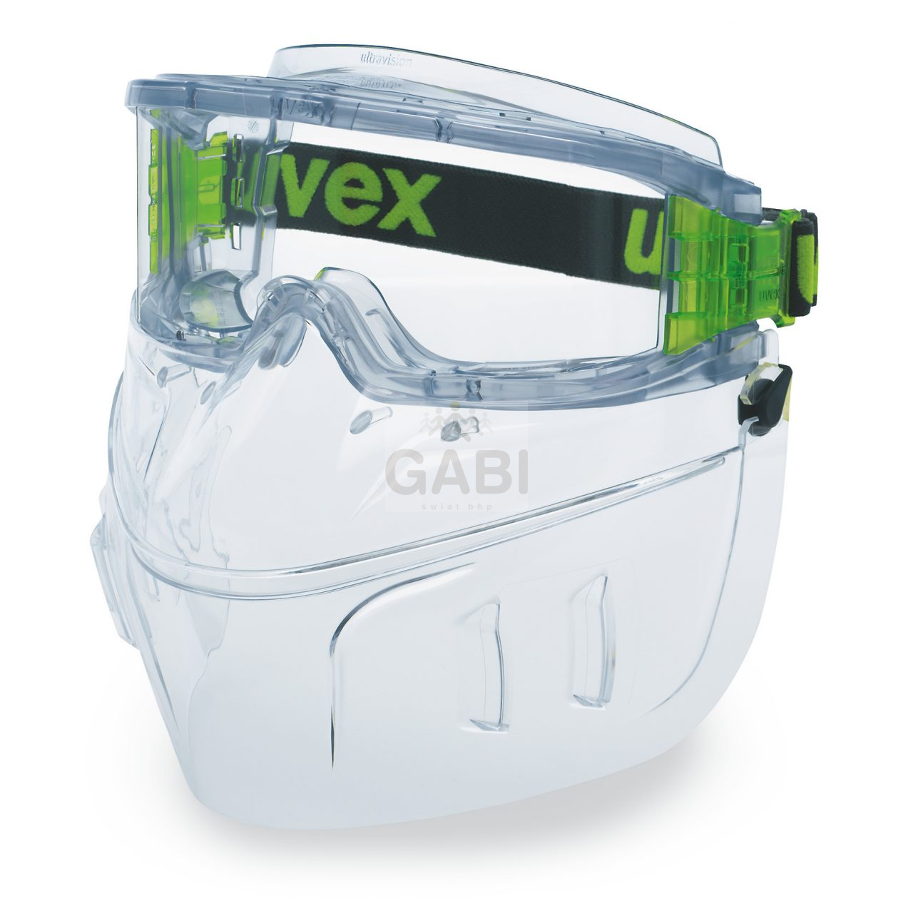 Uvex Gogle Ochronne Bezbarwne Półmaska Faceguard