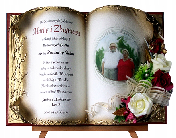 Vzpomínka na přání Jubilejní výročí svatby dárek