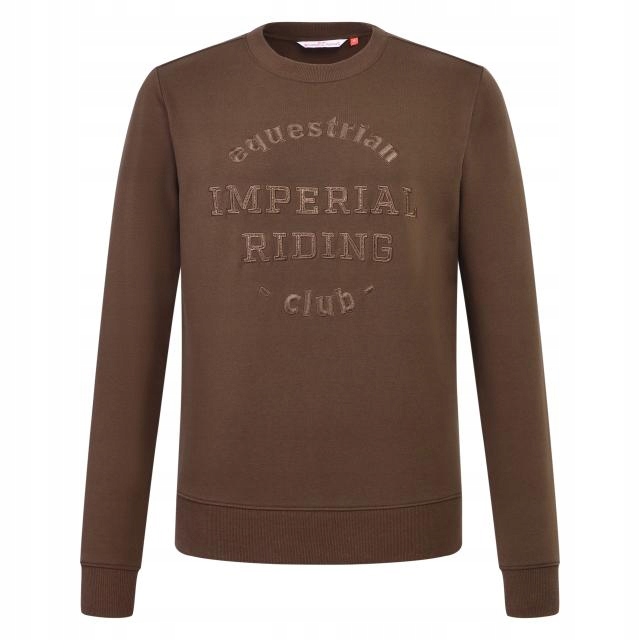Mikina jezdecká mikina Imperial Riding IRHJoyce Summer Stylová hnědá XL