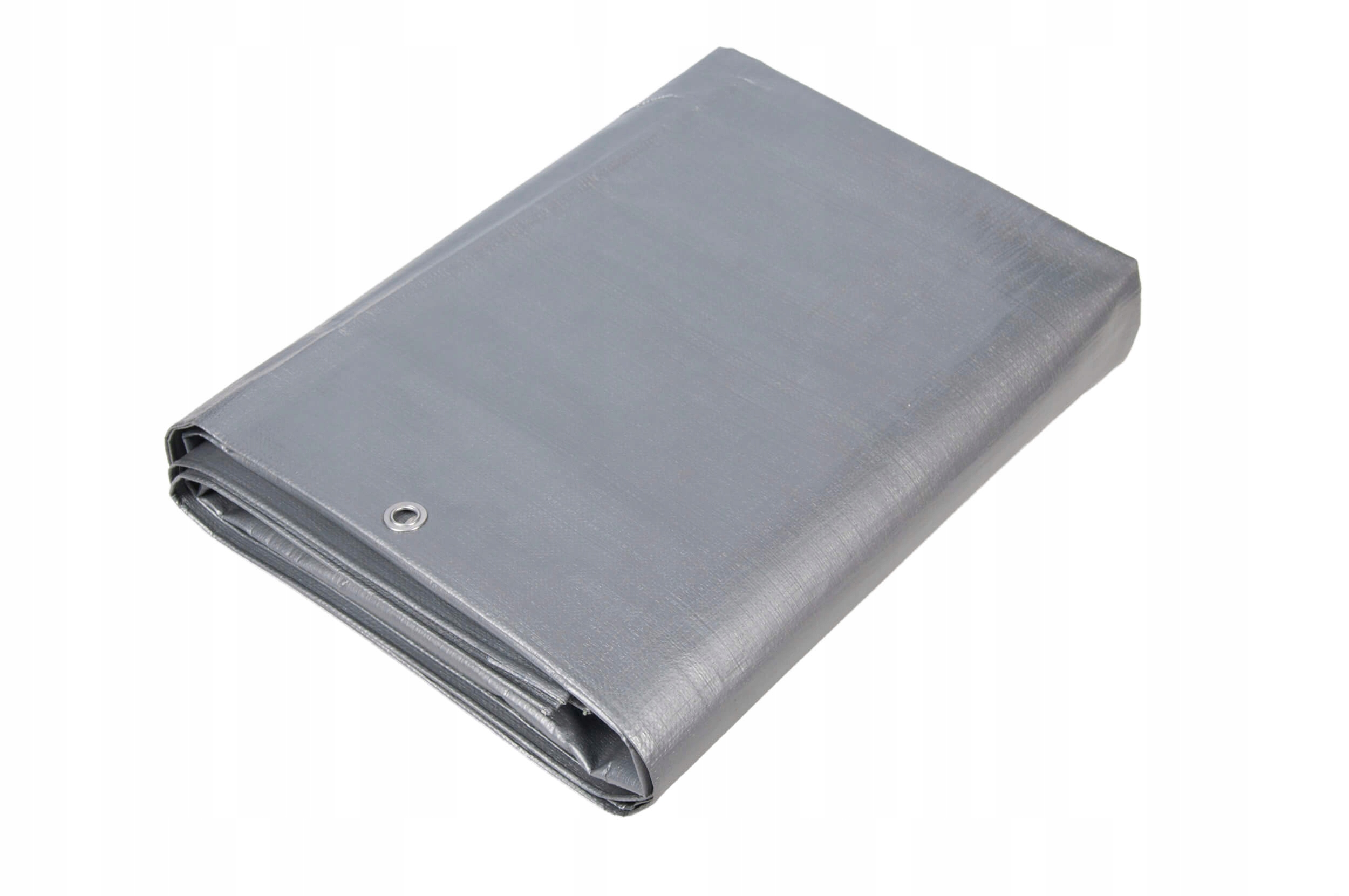 Plachta strieborná 160 g 8 m x 10 m, s očkami, mrazuvzdorná, vodeodolná, Uv