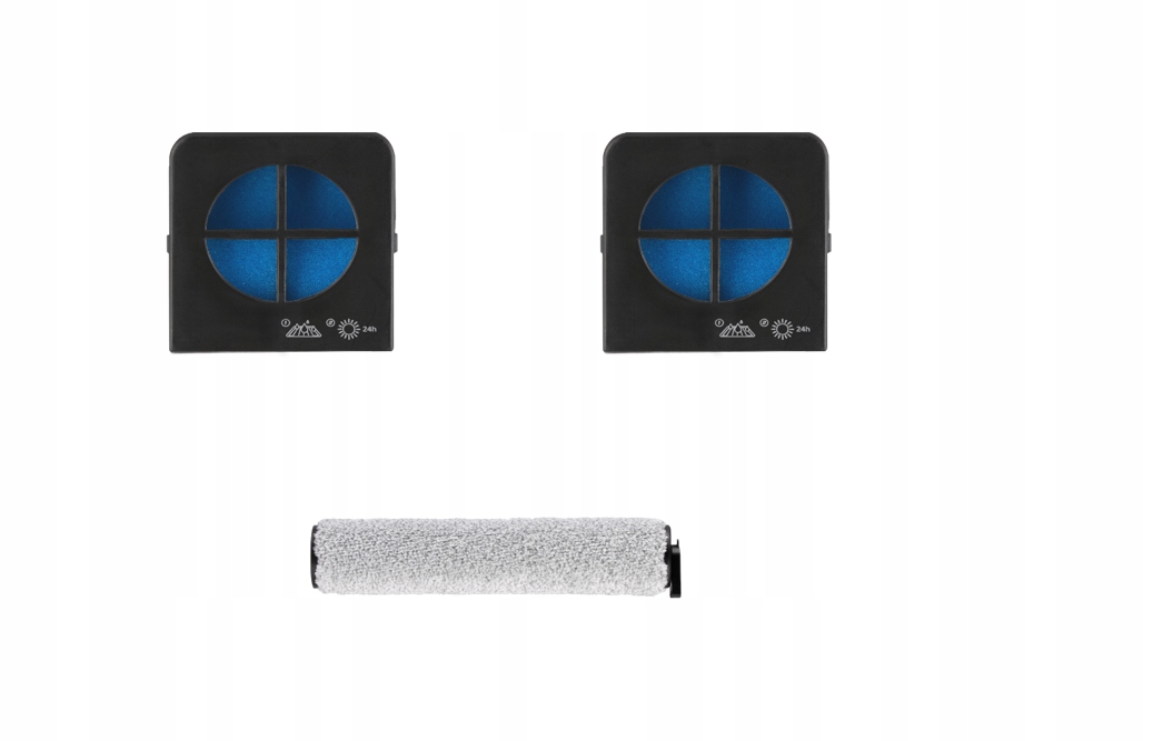 Midea X6 Sada náhradních dílů: 2x Hepa filtr, 1x Válečkový kartáč