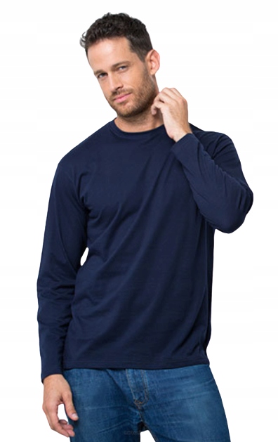 

Koszulka z długim rękawem 100% bawełna 5XL
