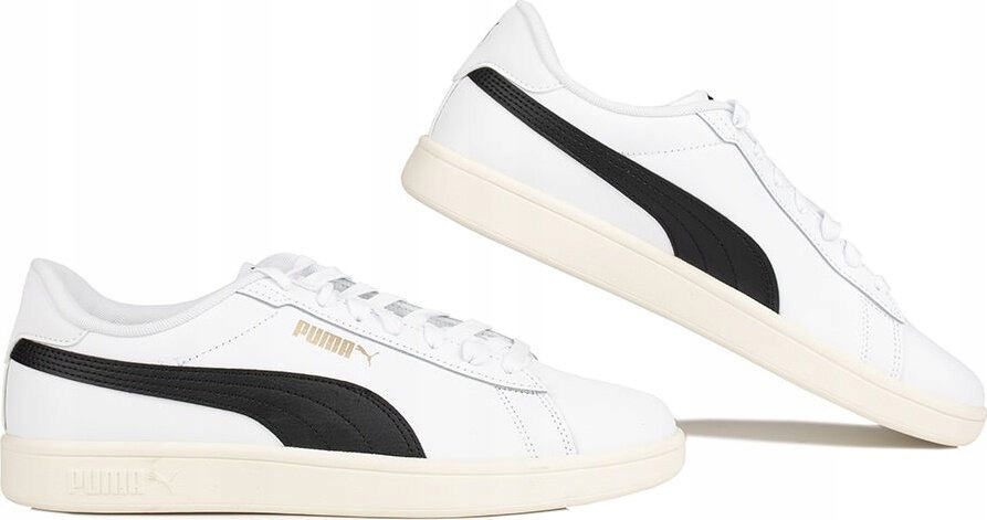 Pánské Boty Puma Smash 3.0 L Bílo-černé Velikost 44,5