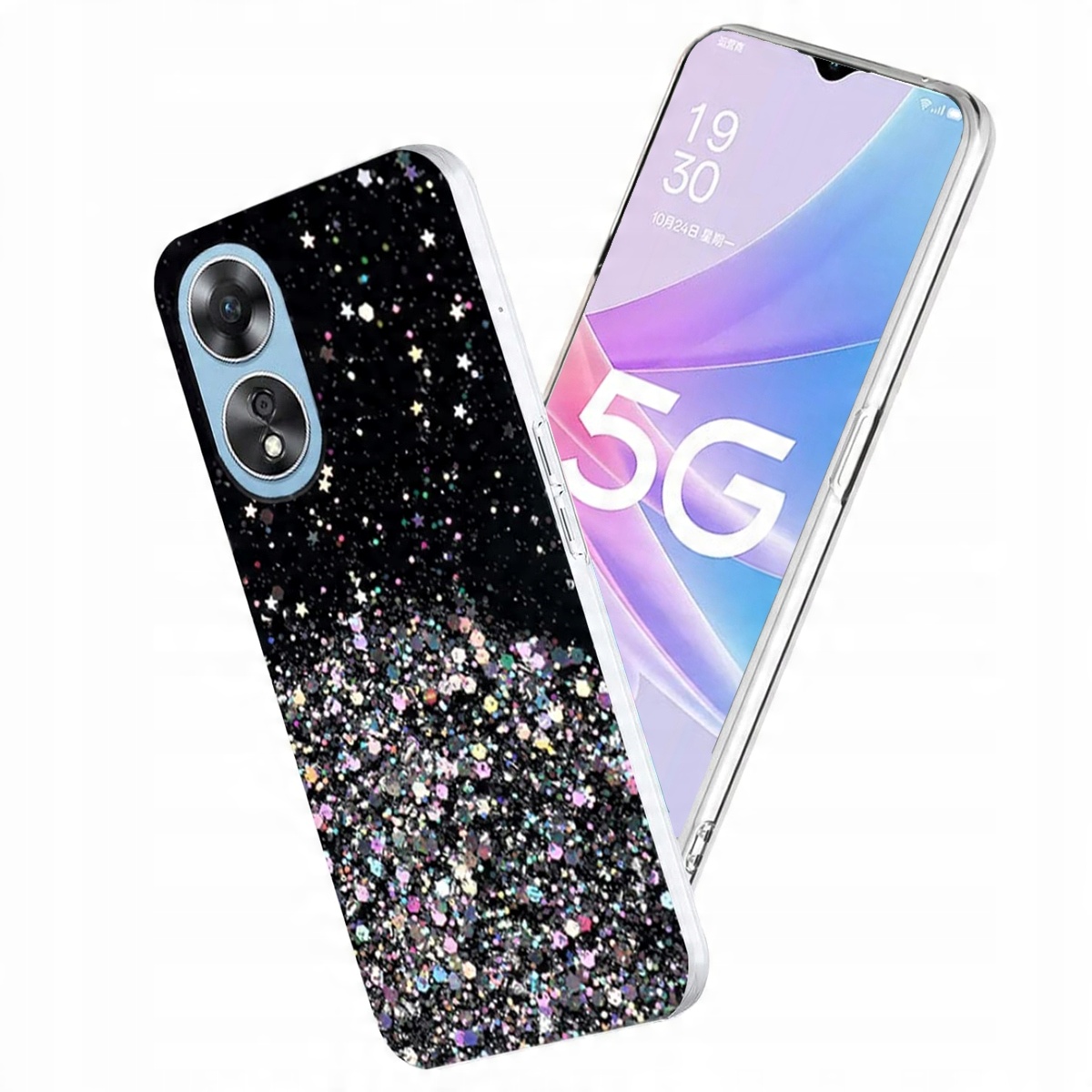 

Etui do Oppo A78 5G brokat case plecki obudowa
