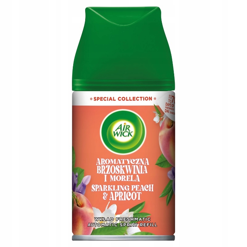 4x Air Wick Freshmatic Aromatická Broskev a Meruňka 250 ml