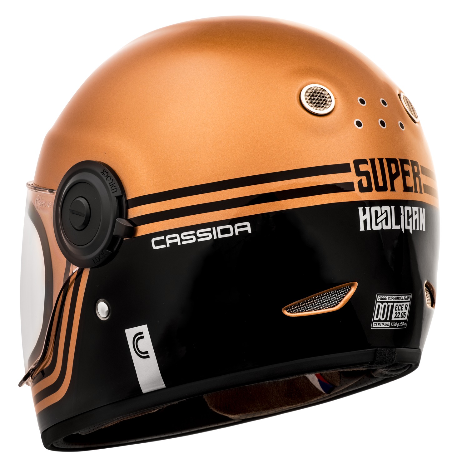 CASSIDA KASK MOTOCYKLOWY FIBRE SUPER HOOLIGAN Producent Cassida