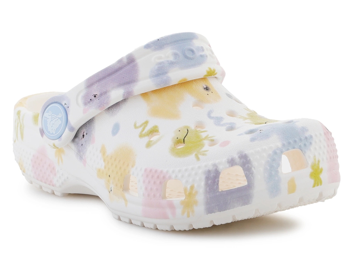 Crocs Classic Pastel Pets Clog T 210989-0WV Chalk