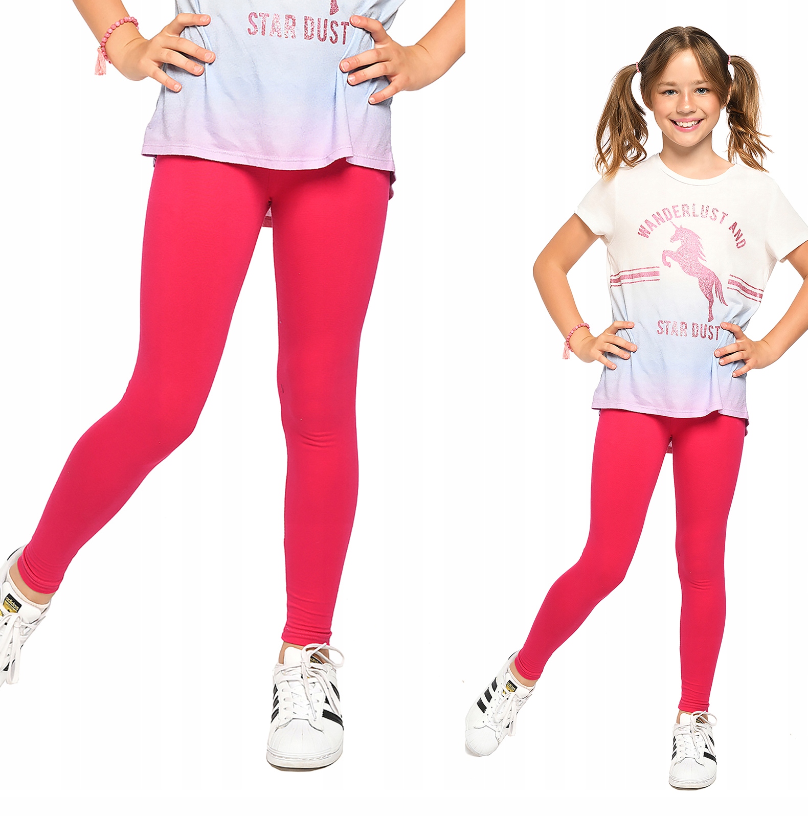 

Getry legginsy leginsy dziewczęce amarant r116-158