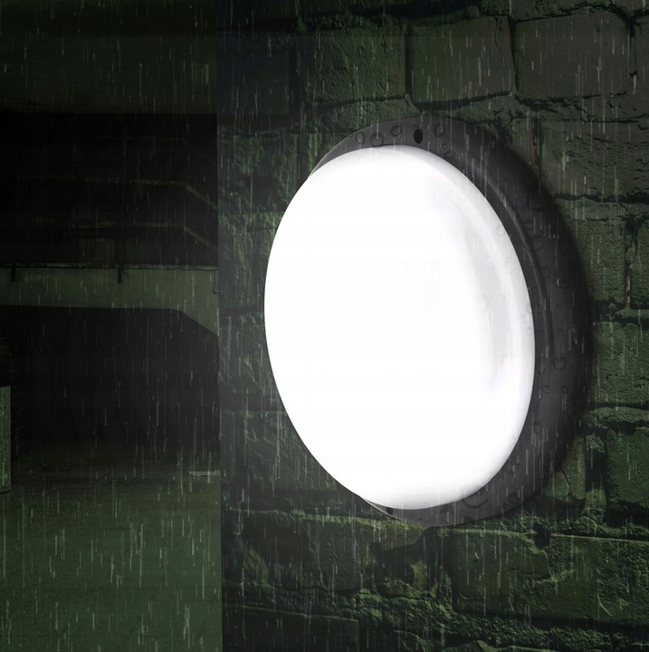 PLAFON ZEWNĘTRZNY LAMPA SUFITOWA LED 12W IP54 230V Rodzaj gwintu zintegrowane źródło LED