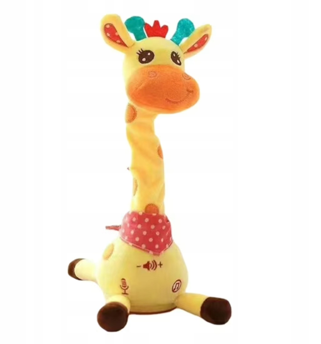INTERAKTYWNA PLUSZOWA ŻYRAFA ŚPIEWAJĄCA I TAŃCZĄCA DLA DZIECI