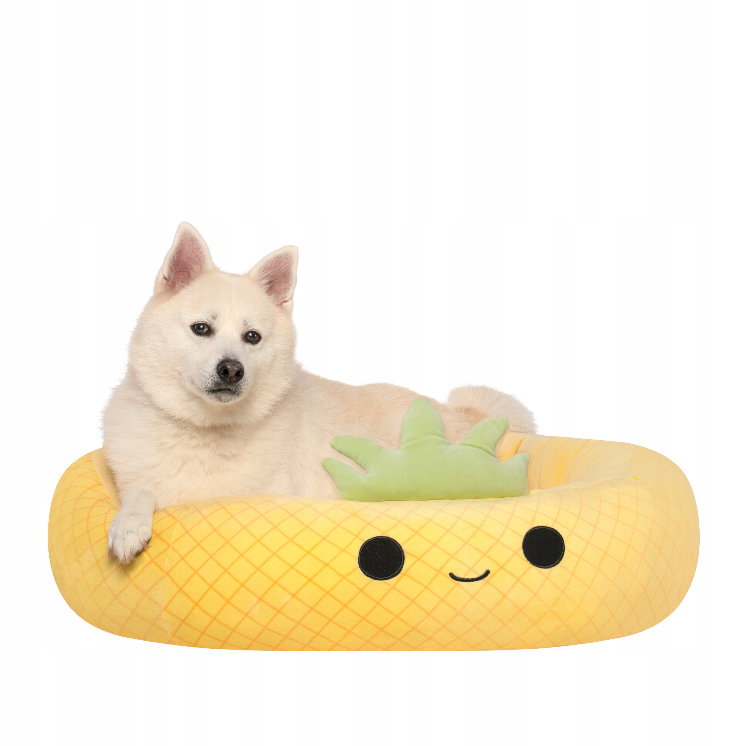 Squishmallows Miękkie Legowisko dla dużego psa Ananas 75 cm L
