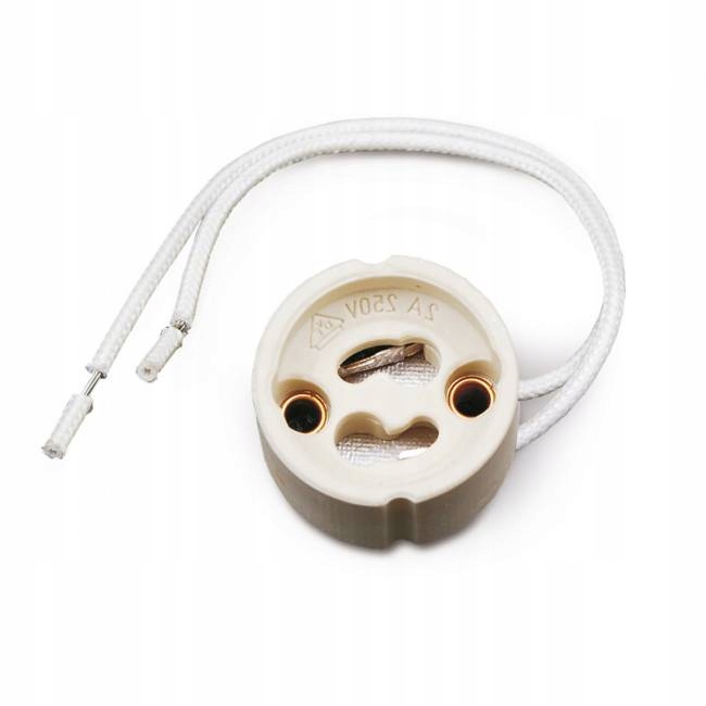 Zestaw Oczko Halogenowe Szklane Kwadrat + LED GU10 Kolor czarny