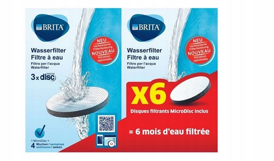 Filtr Brita Microdisc, sada 6 mikrodisků