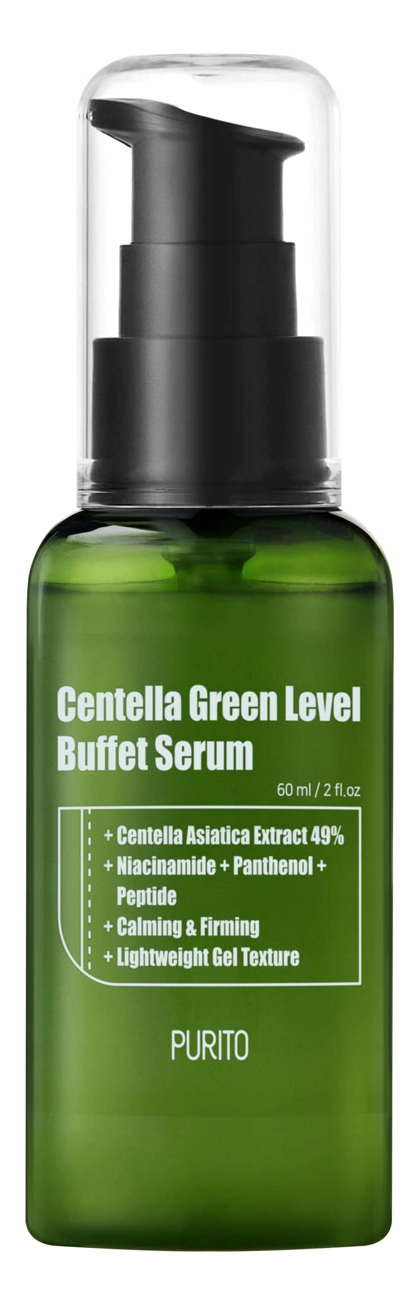 Purito Centella Grun Level Buffect Serum 60 ML2 Fl Oz, Gesichtsserum, Centel