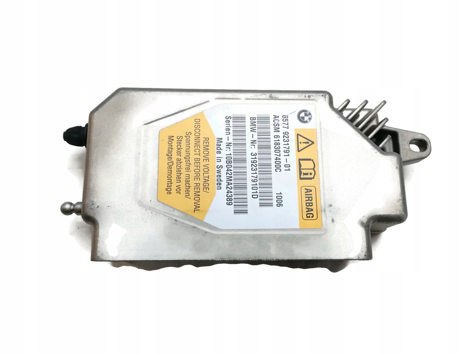 9248096 9240582 - BMW F10 AIRBAG SENSOR 9231791