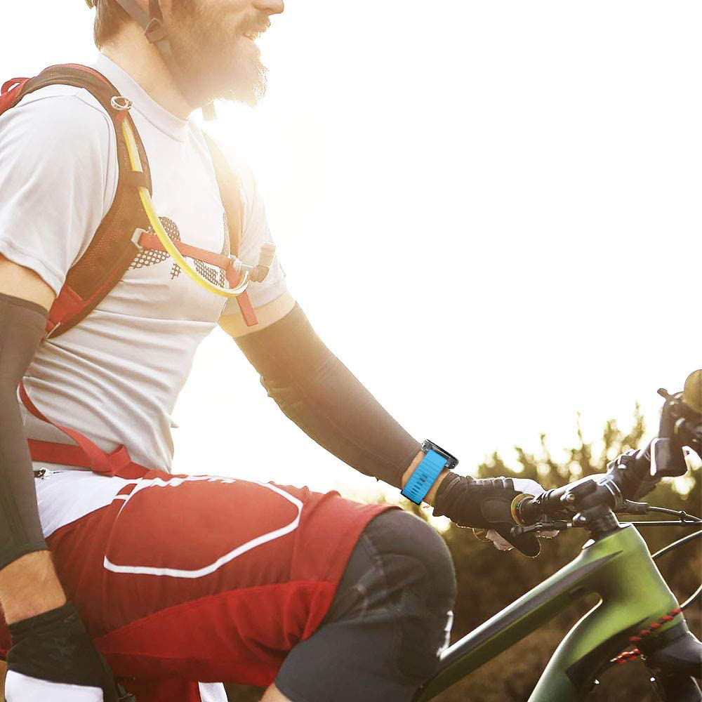 BŁĘKITNY Pasek Garmin Forerunner 935 QuickFit 22mm Szerokość 22 mm