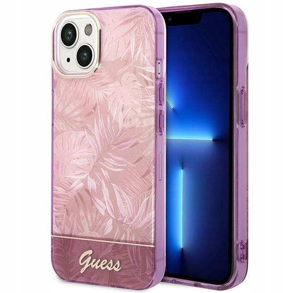 Guess GUHCP14MHGJGHP iPhone 14 Plus 15 Plus 6.7" różowy/pink hardcas
