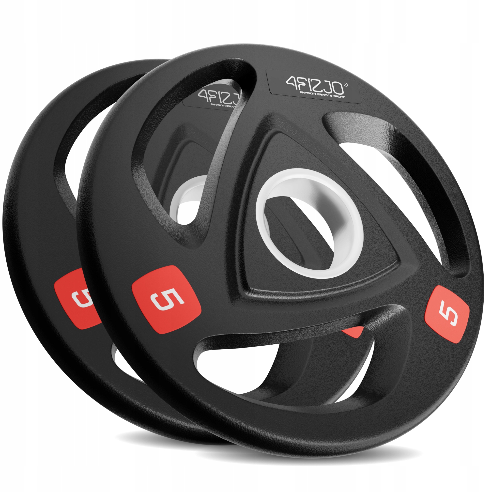 Obciążenie Olimpijskie Gumowane Powlekane Talerze Do Sztangi Gryf 2x5 kg