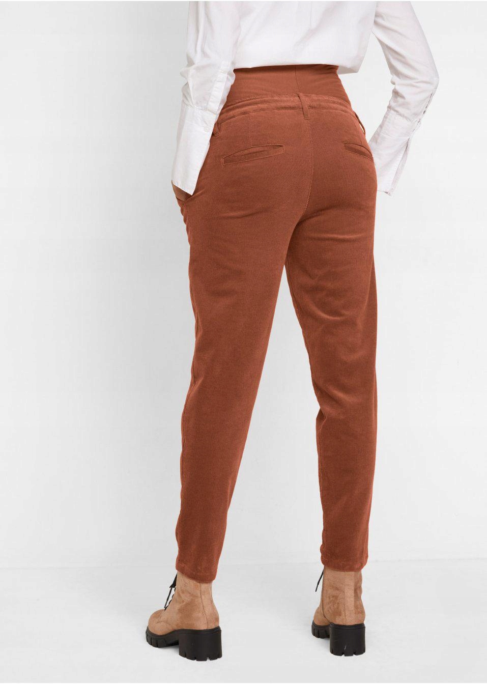 Bonprix 48 _ZT BRĄZOWE SPODNIE CIĄŻOWE Marka Bonprix