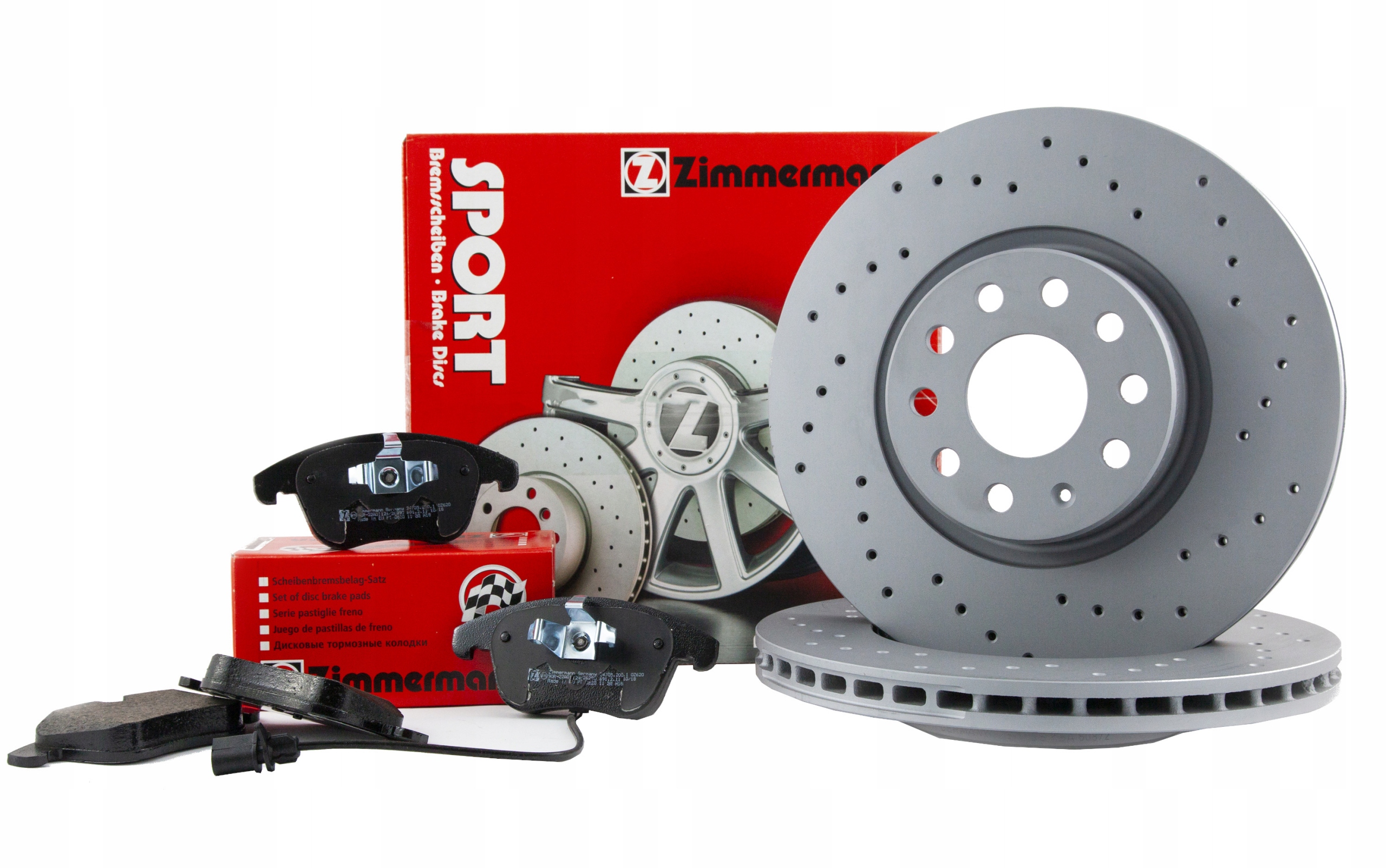 

Tarcze Klocki Zimmermann Sport Przód Audi A5 320mm