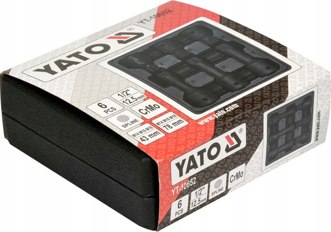 UDAROWE KLUCZE NASADOWE TRZPIENIOWE SPLINE 1/2 Mocowanie 1/2