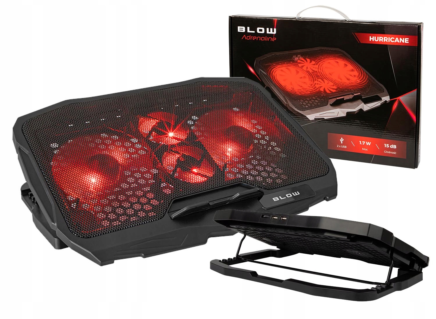 PODKŁADKA CHŁODZĄCA GAMINGOWA PODSTAWKA POD LAPTOP