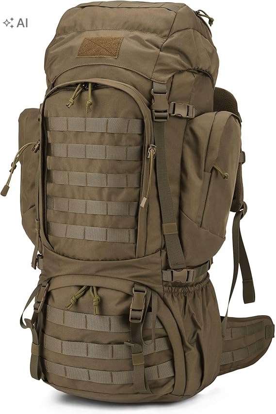 Plecak turystyczny Mardingtop 1LE1008-HW-1511 61-80 l brązowy