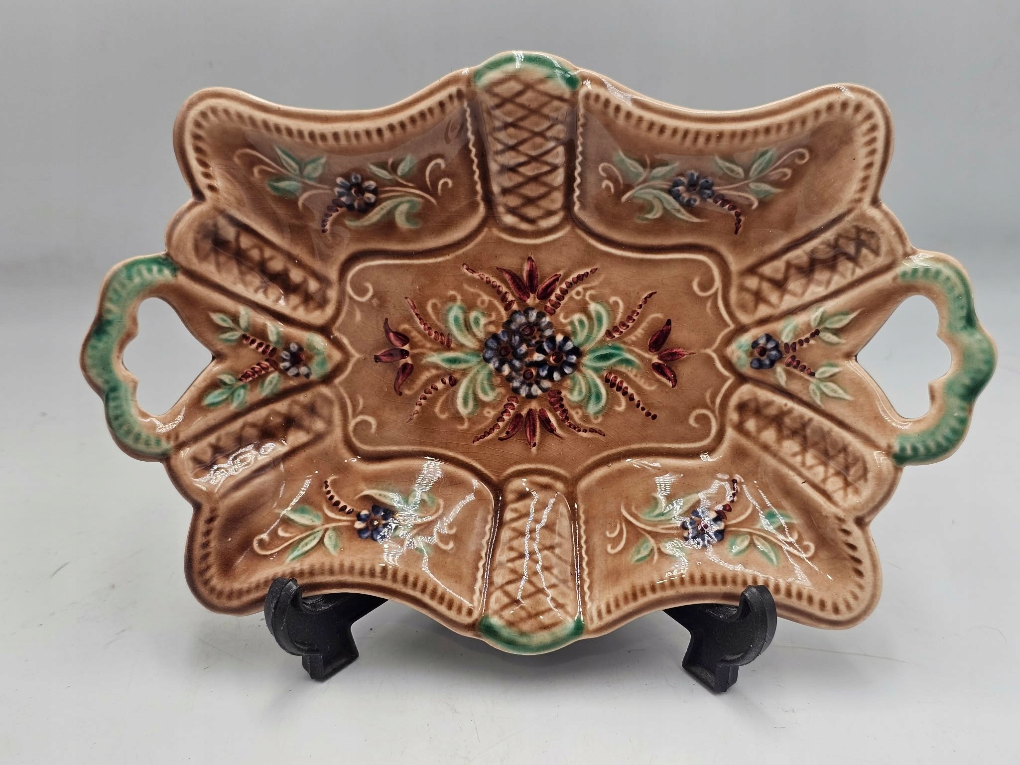 Patera ceramiczna majolika,Haiden,vintage