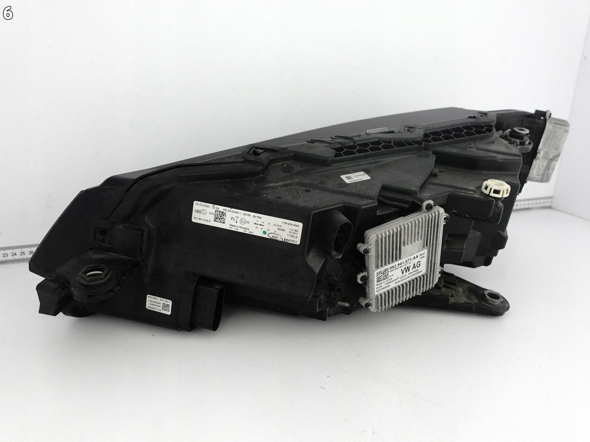 SKODA SUPERB 3V1 LIFT 19-24 light FULL LED CRYSTAL LIGHTING HIGH right EU