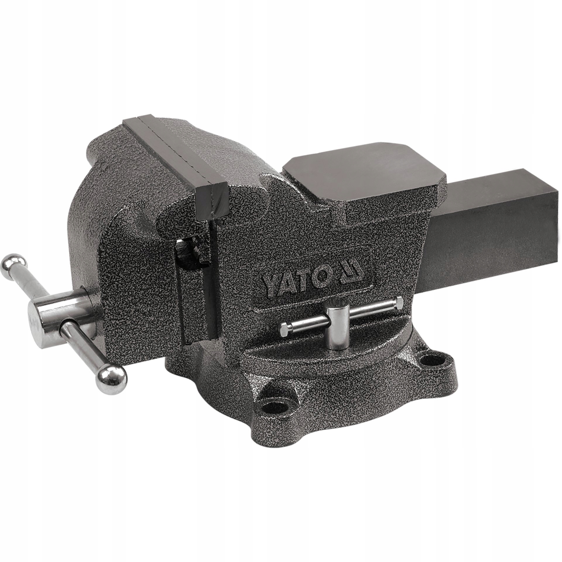 Otočný Zámečnický Svěrák 150MM 19KG Litinový Čelisti Ocel Kalené Silné