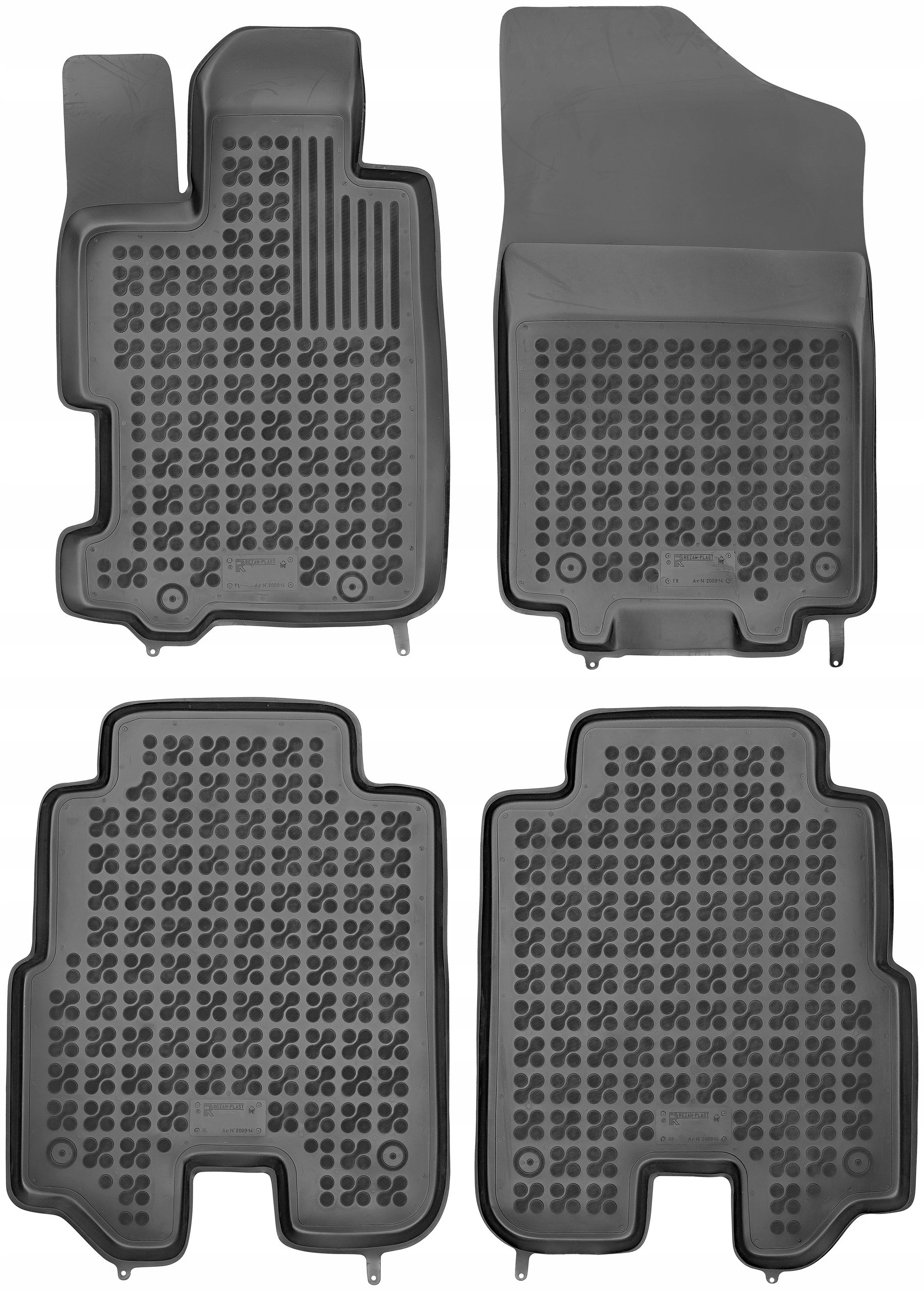 Коврики Max-Коврик резиновые 200914 4 el.