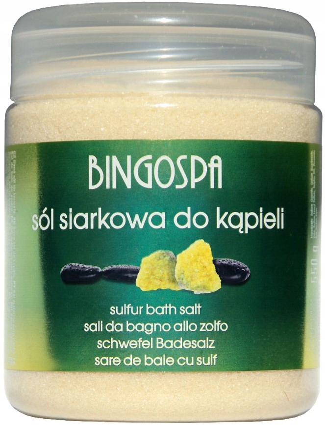 

Bingospa Sól siarkowa do kąpieli 550 g