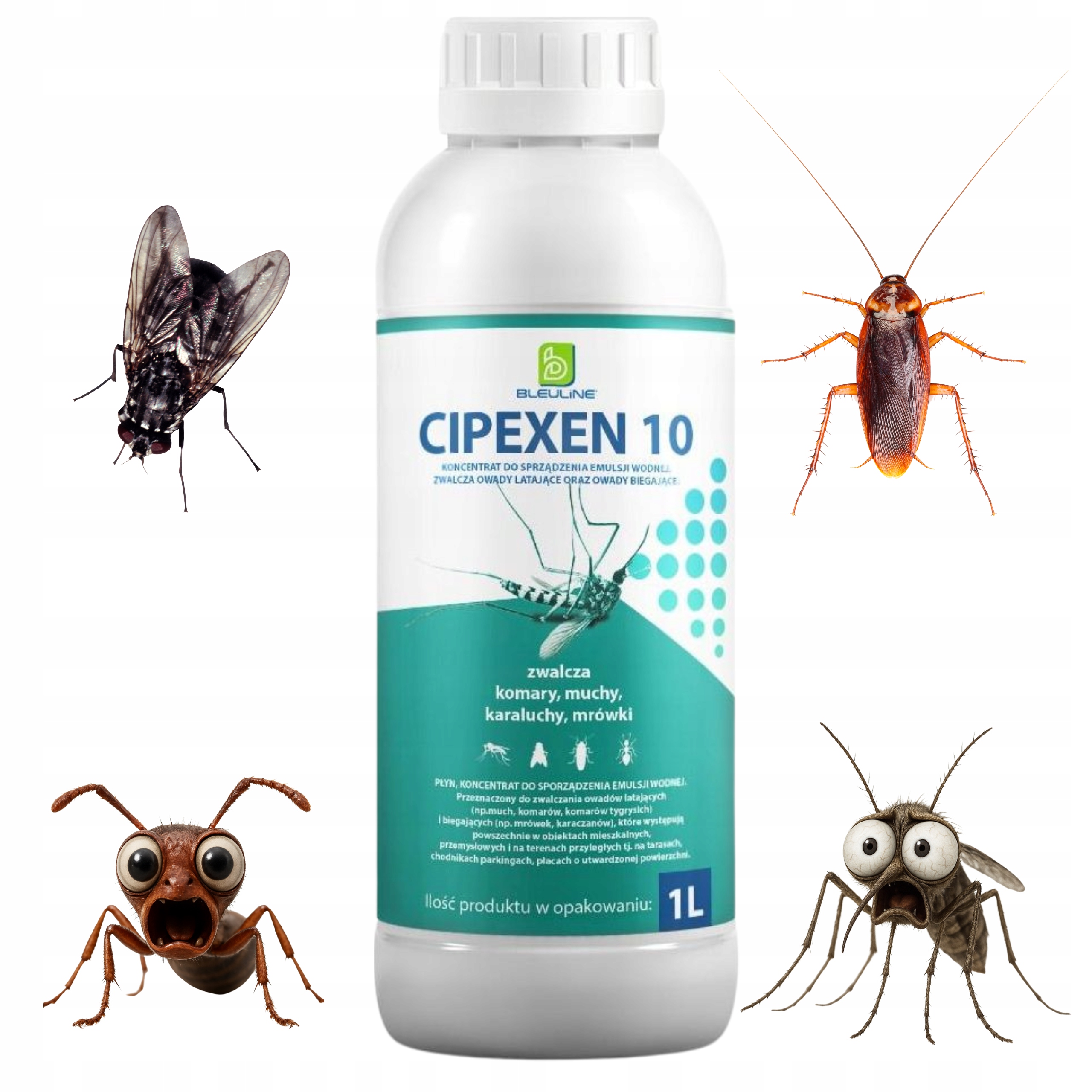 Postřikový Přípravek Proti Komárům, Muchám, Mravencům, Hmyzu, Štěnicím, Švábům, Cipexen 10
