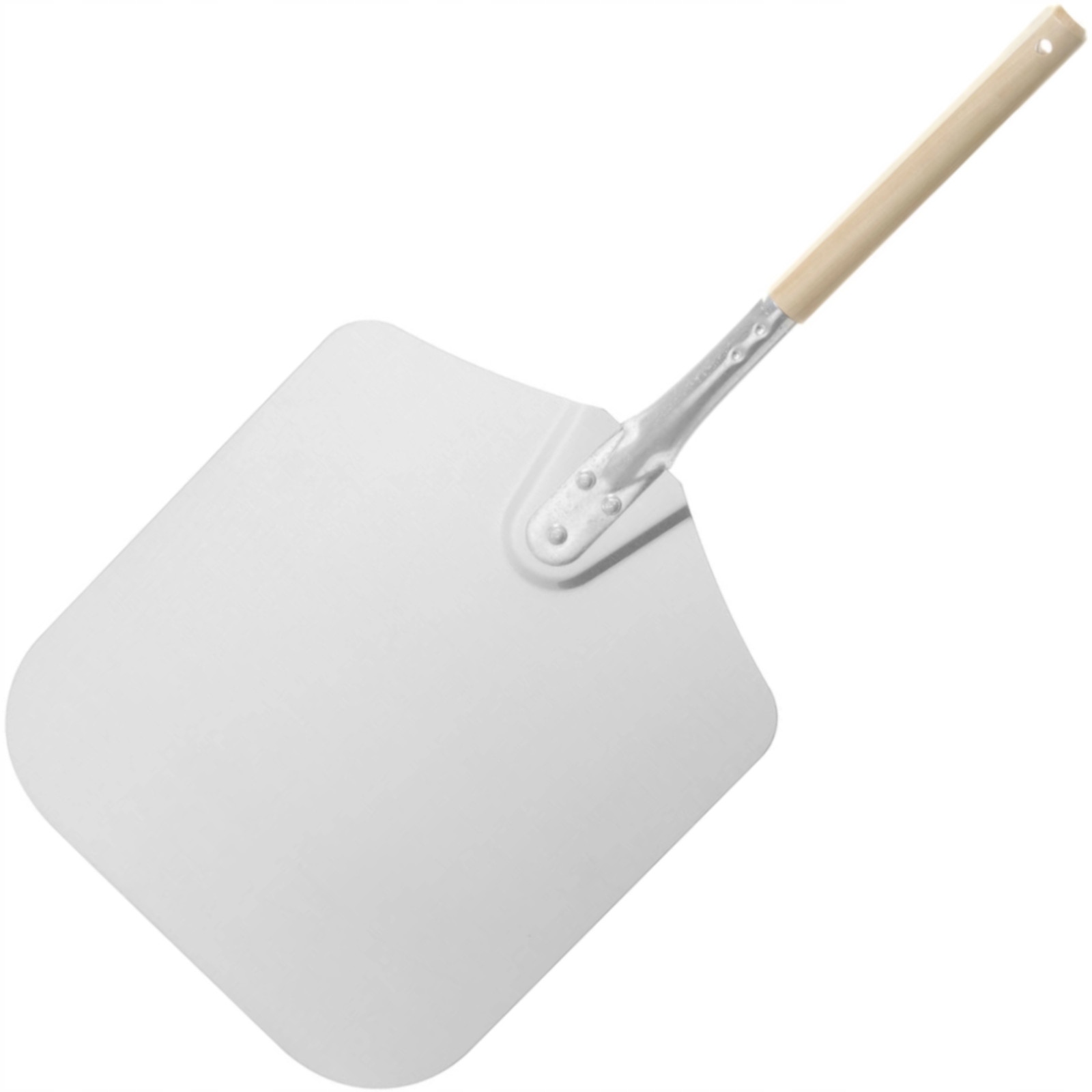 Lopata Na Pizzu Čtvercová Hliníková Krátká Gastronomická Rukojeť Hend