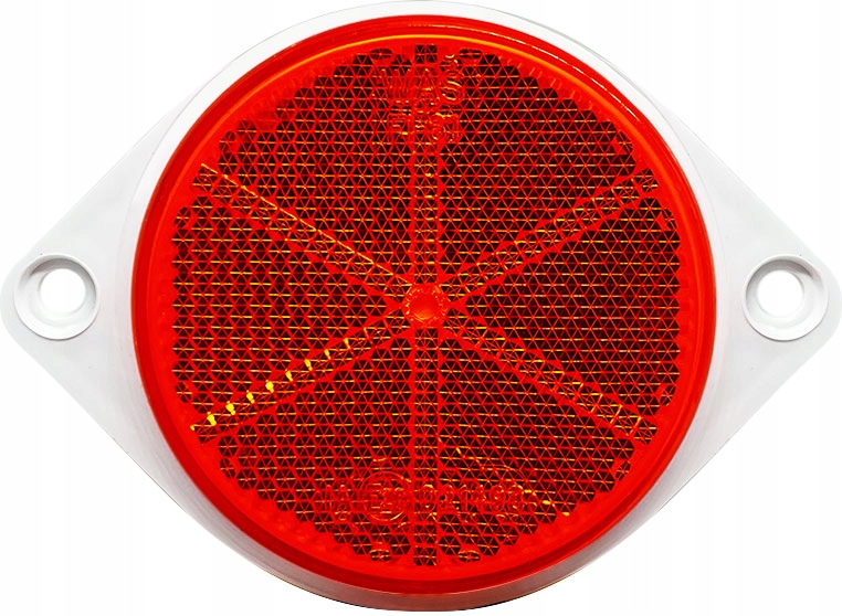 ODBLASK OKRĄGŁY NA OTWORY TYLNY CZERWONY UNIWERSALNY WAŚ Kolor czerwony
